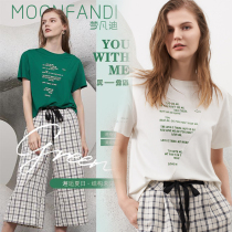 Lady Dream Fandy harness Sticky Slim Knit Other Sexy Summer New Short Sleeve Spring Summer Money t-shirt 20BM405