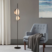 Modern simple personality living room floor lamp Nordic creative design metal bedroom study model room floor lamp