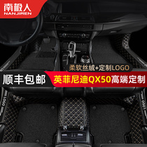 Infiniti qx50 foot pad fully surrounded special vehicle car mat Carpet type silk ring waterproof original custom