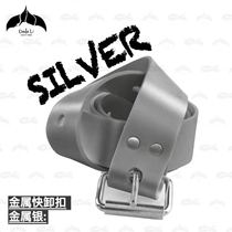 Rou free diving Italy imported C4 weight belt silicone waist metal quick release resin press buckle