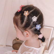 Children tie hair tie small flower Hairband infants and young children do not hurt hair cute high elastic simple hair rope women