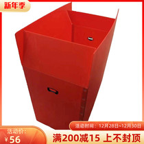 New wedding flower row box flower storage box waterproof and moisture-proof PPE wedding hall flower material finishing box wedding flower