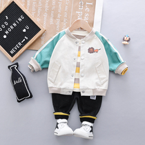 Childrens clothing boys autumn suit 2021 New Baby 1 a 2-3 year old baby spring autumn clothes small childrens coat