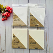 Hero Arts handmade card pre-origami and envelope Dove White Cardstock A2