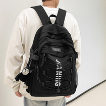 College Student School Bag Men Fashion Trends High School Junior High School Kids Backpack Women Large Capacity Tide Cards Travel Computer Double Shoulder Bag