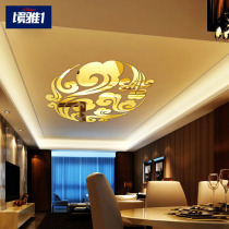 Jingya 1-Xiangyun ceiling decoration wall sticker 3D three-dimensional acrylic mirror living room dining room bedroom ceiling decoration sticker