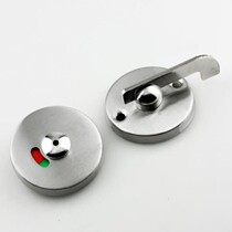 New public toilet partition toilet accessories thickened household door lock simple sliding door opening public toilet hardware flat