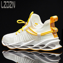 2021 new mens shoes sports and leisure running shock absorption marathon running shoes spring full palm air cushion ultra-light summer