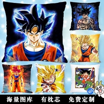 Dragon Ball Super Animation Hold Pillow Monkey King Dragon Ball Rectangular Pillow with Pillow Personality Customized Birthday Gift