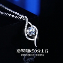 New cubbits necklace women light extravagant silver plated 18k gold collarbone chain pendant birthday Valentines Day gift