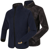 (Youth Passport) Outdoor autumn and winter wear fleece men padded plus velvet large size sweater jacket jacket