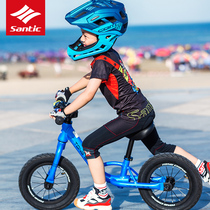 Santic Forest Guest 19 Childrens Scooter Clothing Capri pants Balance Trousers Sweatpants Sponge Cushion