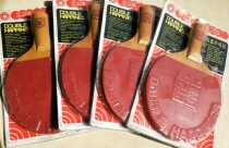 Old Red Double Happiness Old Table Tennis Racket Straight Shoot 1006 Last Century Collection Selected to Send People Collection Good Nostalgic Props