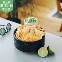 Spot Spain Imports Doiy Creative Day Erosion Combined Bowl Pan Salad Bowl Small Food Bowl Dinner Plate Ceramic Cutlery