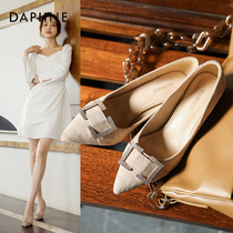 Daphne High Heels Shoes Woman 2022 New Spring Womens Shoes Pointed Fine Heel Fashion Single Shoes Sexy 100 Hitch Working Shoes