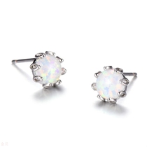 Amazon platform platinum OPO Lady exquisite earrings cute small earrings