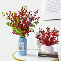 Auspicious Fruits Emulation Flowers Lucky to get rich fruits and fruits Living room table floral potted TV cabinets Xuanguan New Year Decorative Pendulum