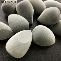 Fluff beauty makeup egg oblique cut surface water droplets super soft and delicate flocking single velvet plush sponge egg puff do not eat powder