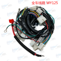 Motorcycle imitation old five sheep WY125 full car line Jialing Qianjiang Lifan 125 cable mens line assembly