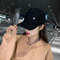 Ducktongue hat female autumn winter new Han edition fashion hundreds of in tide hat hardtop black face small baseball cap