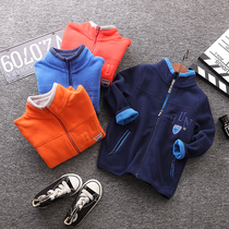 New boy fleece jacket jacket inner container middle child cardigan casual jacket coat children tide tide