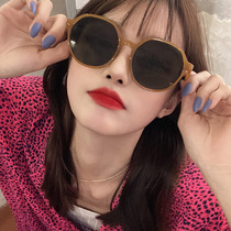 Sunglasses female Korean tide ins sun glasses big frame anti-ultraviolet trend glasses fashion street shot big face thin tide