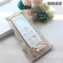 3 high-end European fabric remote control set TV remote control cover air conditioner remote control set