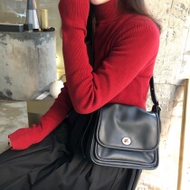 Fat fat homemade bag womens bag messenger bag 2021 new ins super fire bag autumn and winter middle-aged vintage student