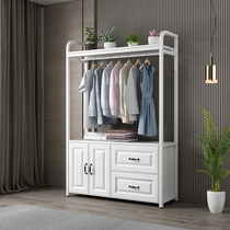 Coat rack Floor Bedroom Multifunctional Hanger Household Weave Storage Rack Footwear Hanger Storage Rack Shack With Shoe Cabinet