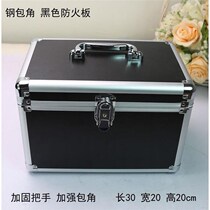 Multifunctional technician with lock stainless steel aluminum alloy foot bath beauty salon pedicure pedicure technician portable toolbox