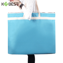 A2 portable zipper bag multi-layer document bag Children album bag out portable large file bag Hand bag Art bag