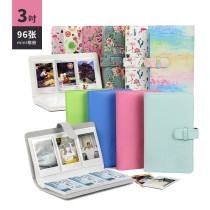  Polaroid album 3 inch 96 photos into PU fashion floral storage book mini8 970 90 Leica LOMO