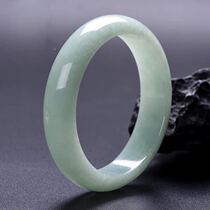 Natural special light green jade bracelet female with certificate jade color jade jade bracelet children Jade class a send mother