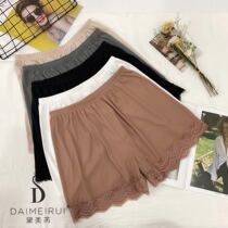 Dime Rey 2210 new women Fashion tightness Lower Lace Comfort Anti Walking Light Home Safety Pants Shorts