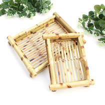 Kindergarten Wall Wall decoration air hanging decoration folk handicraft bamboo basket tea art props background bamboo plate
