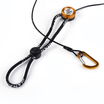 Thousand bamboo belt buckle missed rope 3 meters steel wire rod rope release rod rope raft fishing missed rope protective rod rope lost bracelet