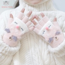 First Grade Writing Gloves Play Piano Warm Gloves Able to write gloves flip leakage finger universal glove winter