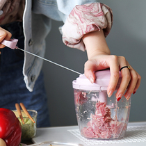 Ginger garlic meat grinder household manual hand-pulled hand-cranked small multi-function large and small garlic grinder commercial stainless steel