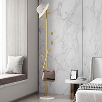 Mulberry carpenter room coat rack Floor-to-ceiling bedroom bag hanging clothes rack Simple household clothes rack Light luxury marble