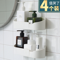 Toilet bathroom rack wall hanging storage rack toilet toilet display rack Wall non-perforated storage artifact