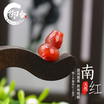 Natural Cool Mountain South Red Manau Engraving Gourd Loose Bead Back Cloud Hanging Pendant Stars Moon Bodice Accessories DIY accessories accessories