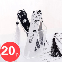 Six section Childrens gift high school students elementary school students all-class share prize woody kitty stream Sobookmark