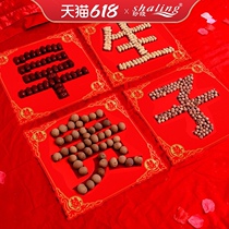 Wedding creative hollow early birth noble child template wedding wedding room decoration supplies happy Word Press bed celebration mold