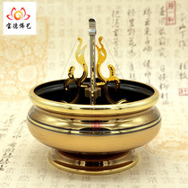 Taiwan Wanyutang pure copper tower incense frame Buddha Hall for Buddha 24 hours 12 hours pan incense burner incense burner Tower incense burner