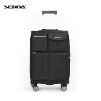 Trolley case Super large capacity business fashion overseas student suitcase Mens tide canvas travel 20 inch password box