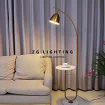Nordic Living Room Bedroom Floor Lamp Brief Rear Modern Bed Headlights Tea Table Tennis Red Ins Wind Light Lavish Standing Lamps