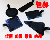 Thickened black mousto non-slip triangular plastic bottom plate cut cake holder blister box 100
