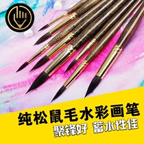 Martini Martini 1098 squirrels Mao watercolor pen oil paintbrush watercolor paintbrush to write raw round head