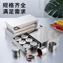 304 stainless steel sample box retention box school kindergarten canteen kitchen food food sample outer box with cover