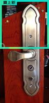 Entry door luxury handle anti-theft door handle aluminum alloy door stainless steel door handle door universal lock